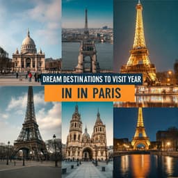 Dream destinations to visit this year in Paris